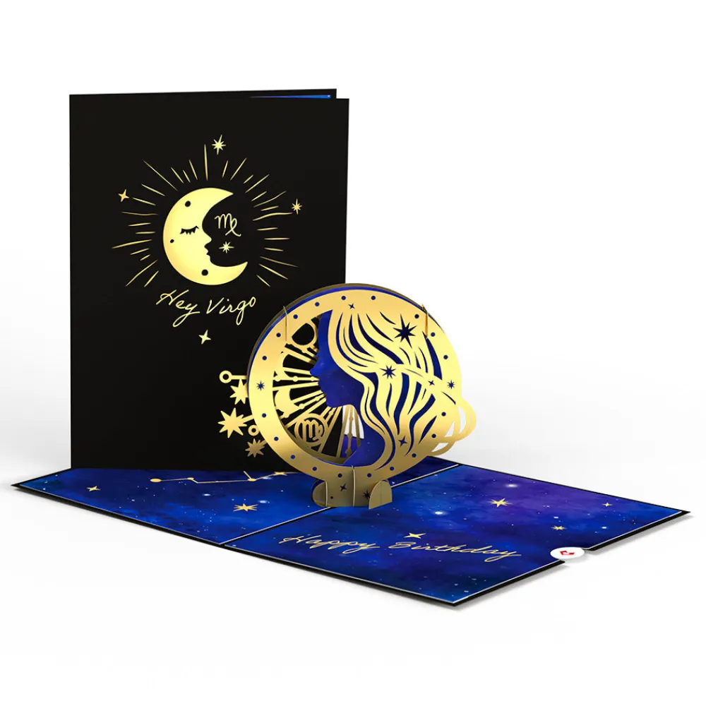 Lovepop Birthday|Her|Virgo Zodiac Birthday Pop-Up Card