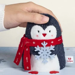Lovepop Plushpop|Christmas 12/25|Warm Winter Wishes' Holiday Penguin Plushpop Card
