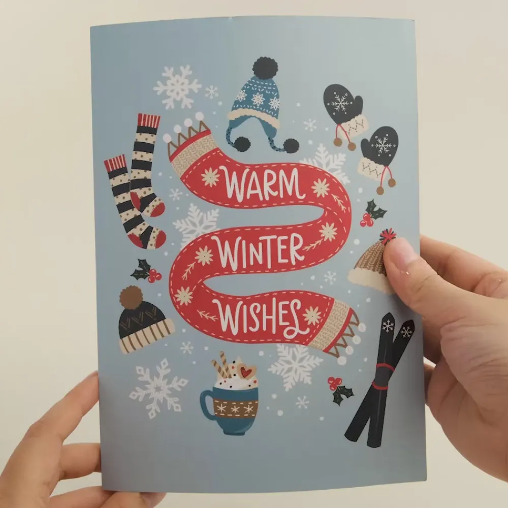Lovepop Plushpop|Christmas 12/25|Warm Winter Wishes' Holiday Penguin Plushpop Card