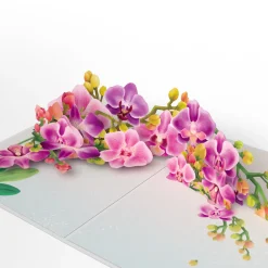 Lovepop Birthday|Mom|Watercolor Orchid Birthday Pop-Up Card and Sentiment Set for Mother