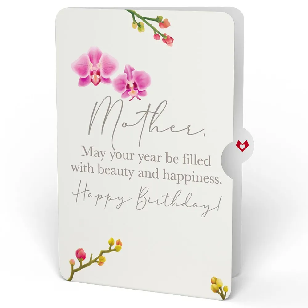 Lovepop Birthday|Mom|Watercolor Orchid Birthday Pop-Up Card and Sentiment Set for Mother