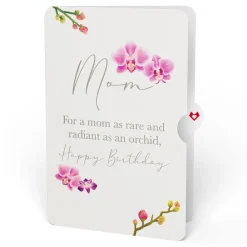 Lovepop Birthday|Mom|Watercolor Orchid Birthday Pop-Up Card and Sentiment Set for Mom