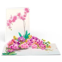 Lovepop Greeting Cards|Birthday|Watercolor Orchid Pop-Up Card