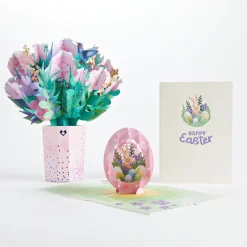 Lovepop Card & Gift Bundles|Easter 4/20|Watercolor Rose & Easter Egg Bundle