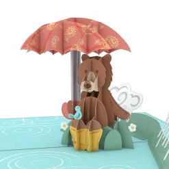 Lovepop Greeting Cards|Get Well|Weather Together Pop-Up Card
