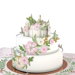 Lovepop Greeting Cards|Congratulations|Wedding Cake Pop-Up Card