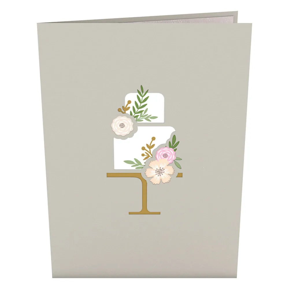 Lovepop Greeting Cards|Congratulations|Wedding Cake Pop-Up Card