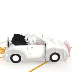 Lovepop Greeting Cards|Wedding|Wedding Car Brides Pop-Up Card
