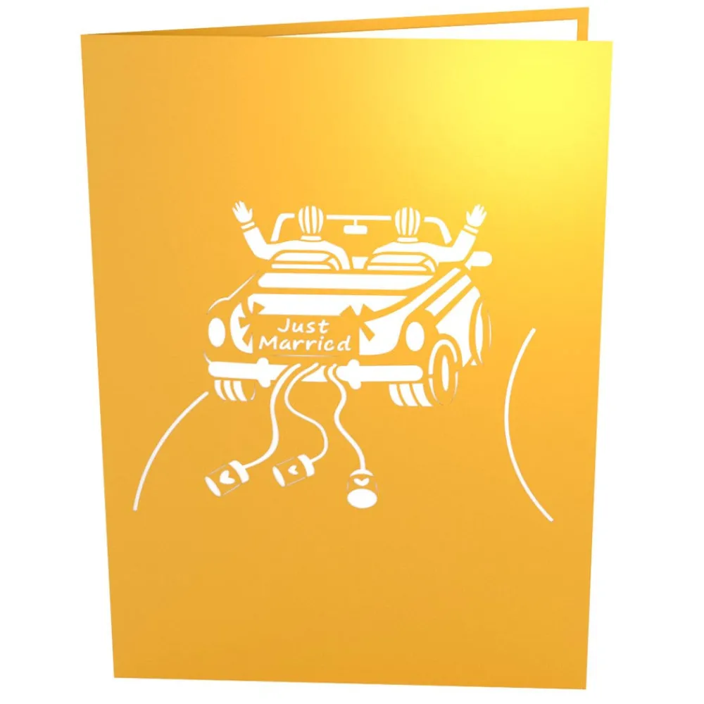 Lovepop Greeting Cards|Wedding|Wedding Car Grooms Pop-Up Card