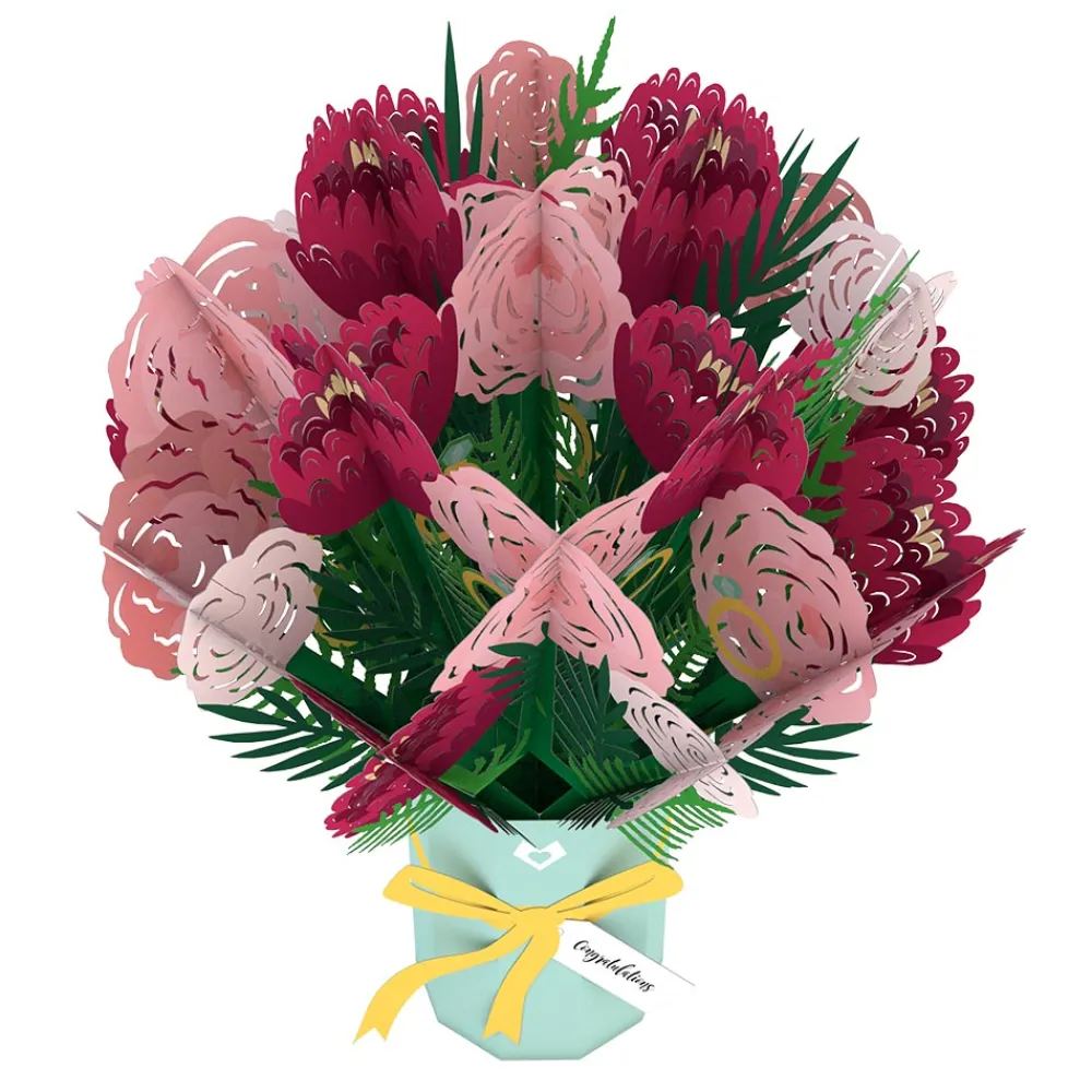 Lovepop Pop-Up Bouquets|Congratulations|Wedding Congratulations Bouquet