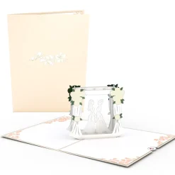 Lovepop Wedding|Lgbtq+|Wedding Couple Same Sex Female Pop-Up Card