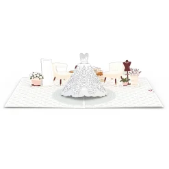 Lovepop Congratulations|Wedding|Wedding Dress Pop-Up Card
