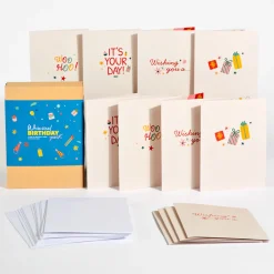 Lovepop Value Packs|Birthday|Whimsical Birthday Box Set (Assorted 12-Pack): Paperpop® Card