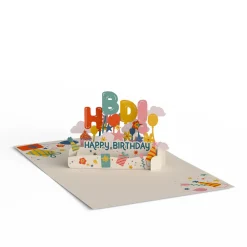 Lovepop Value Packs|Birthday|Whimsical Birthday Box Set (Assorted 12-Pack): Paperpop® Card