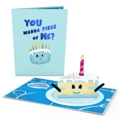 Lovepop Birthday|Whimsical Birthday Cake Slice Pop-Up Card