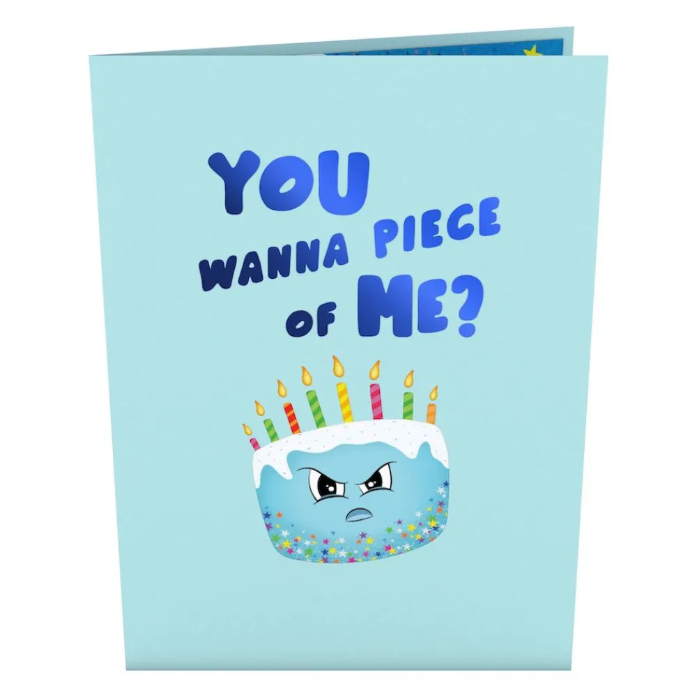 Lovepop Birthday|Whimsical Birthday Cake Slice Pop-Up Card