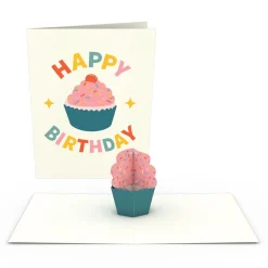 Lovepop Notecards|Birthday|Whimsical Birthday Notecards (Assorted 4-Pack)