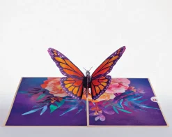 Lovepop Pop-Up Bouquets|Card & Gift Bundles|Wildflower & Monarch Butterfly Bundle