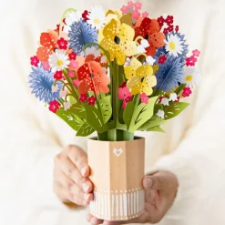 Lovepop Pop-Up Bouquets|Card & Gift Bundles|Wildflower & Monarch Butterfly Bundle