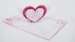 Lovepop Greeting Cards|Anniversary|Winged Heart Pop-Up Card