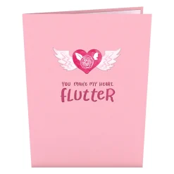 Lovepop Greeting Cards|Anniversary|Winged Heart Pop-Up Card