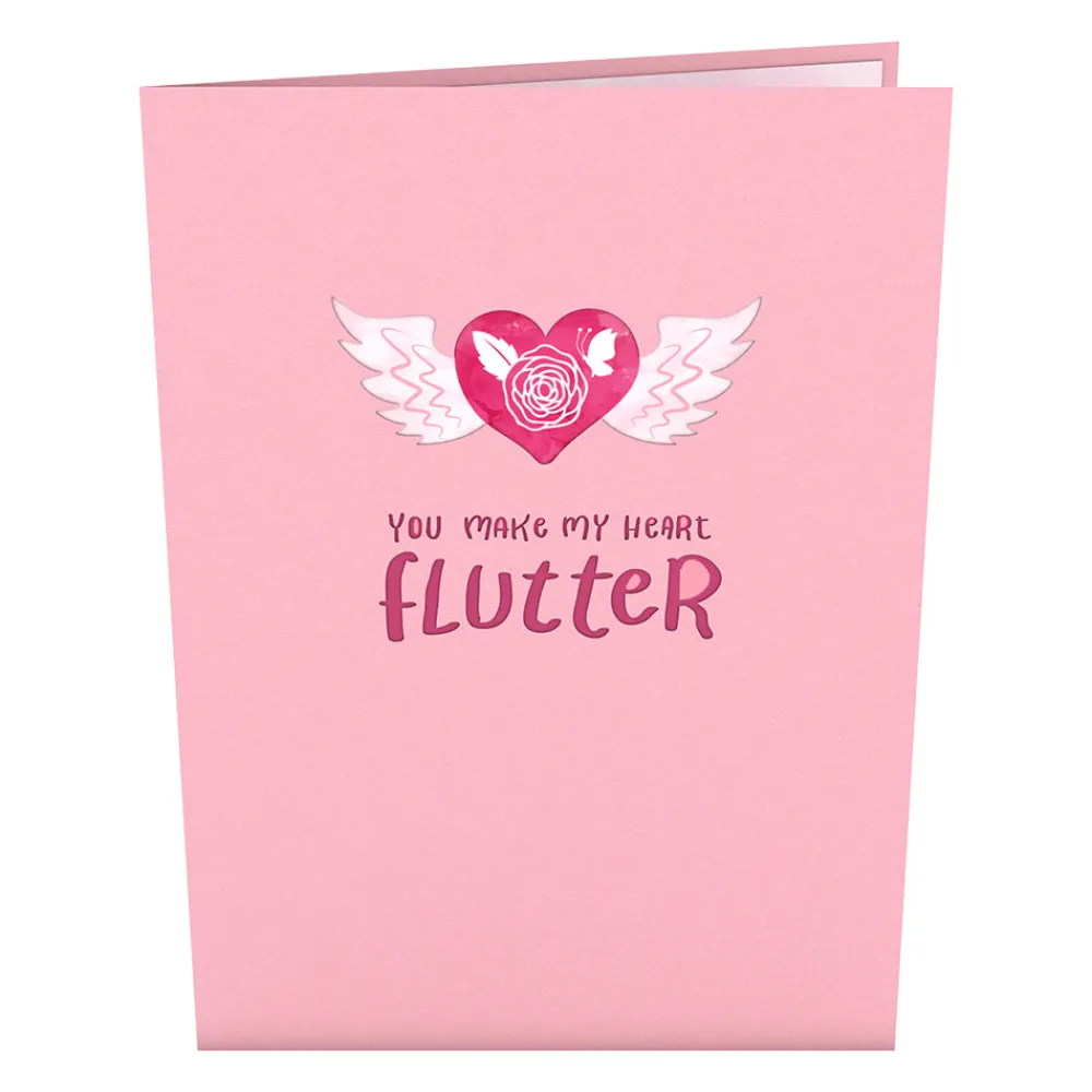 Lovepop Greeting Cards|Anniversary|Winged Heart Pop-Up Card