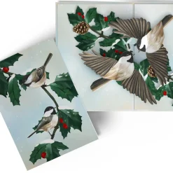 Lovepop Greeting Cards|Winter Chickadees Pop-Up Card