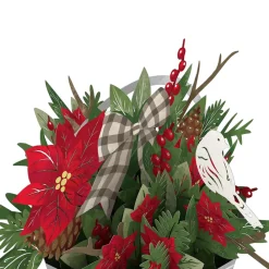 Lovepop Christmas 12/25|Winter Flower Basket Decoration