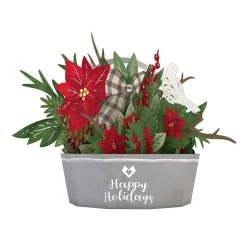 Lovepop Christmas 12/25|Winter Flower Basket Decoration