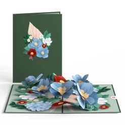 Lovepop Christmas 12/25|Winter Frosted Botanicals Pop-Up Card