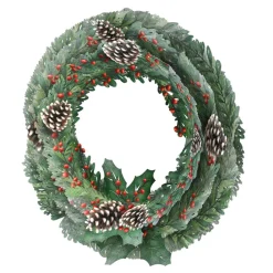 Lovepop Decor|Christmas 12/25|Winter Greens Wreath