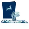 Lovepop Greeting Cards|Winter Surreal Deer Pop-Up Card