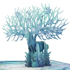Lovepop Greeting Cards|Winter Surreal Deer Pop-Up Card