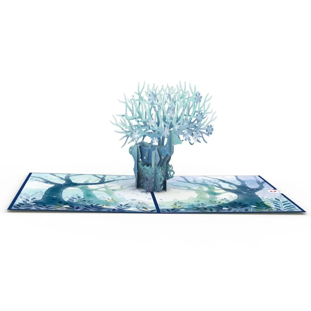Lovepop Greeting Cards|Winter Surreal Deer Pop-Up Card