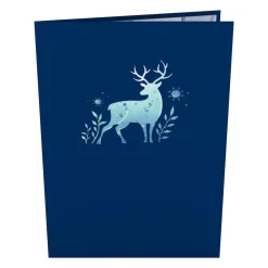 Lovepop Greeting Cards|Winter Surreal Deer Pop-Up Card