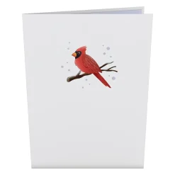 Lovepop Greeting Cards|Just Because|Winter Willow Tree Birds Pop-Up Card