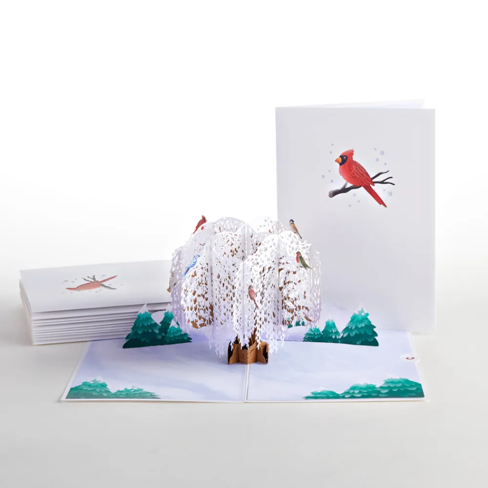 Lovepop Value Packs|Winter Willow Tree Birds 12-Pack