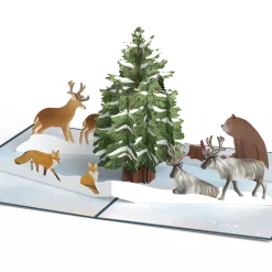 Lovepop Greeting Cards|Winter's Eve Vigil Pop-Up Card