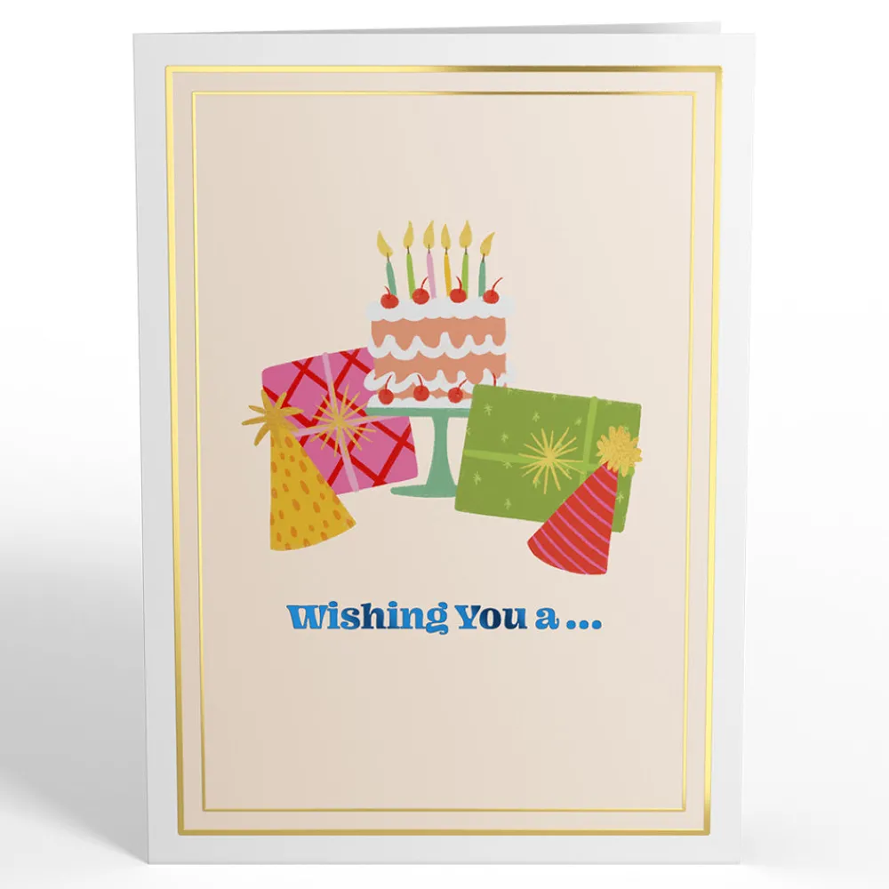 Lovepop Greeting Cards|Birthday|Wishing You a Happy Birthday Pop-Up Card