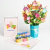 Lovepop Card & Gift Bundles|Decor|Wishing You a Happy Birthday Pop-Up Card & Bouquet Bundle