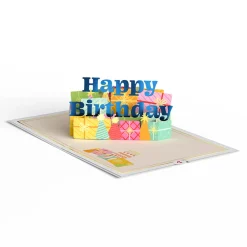 Lovepop Card & Gift Bundles|Decor|Wishing You a Happy Birthday Pop-Up Card & Bouquet Bundle