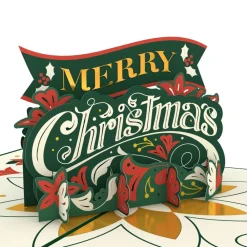Lovepop Christmas 12/25|Wishing You a Merry Christmas Pop-Up Card