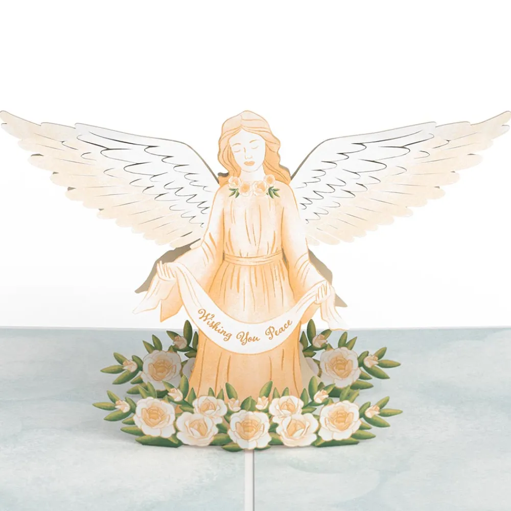 Lovepop Greeting Cards|Religious|Wishing You Peace Sympathy Pop-Up Card