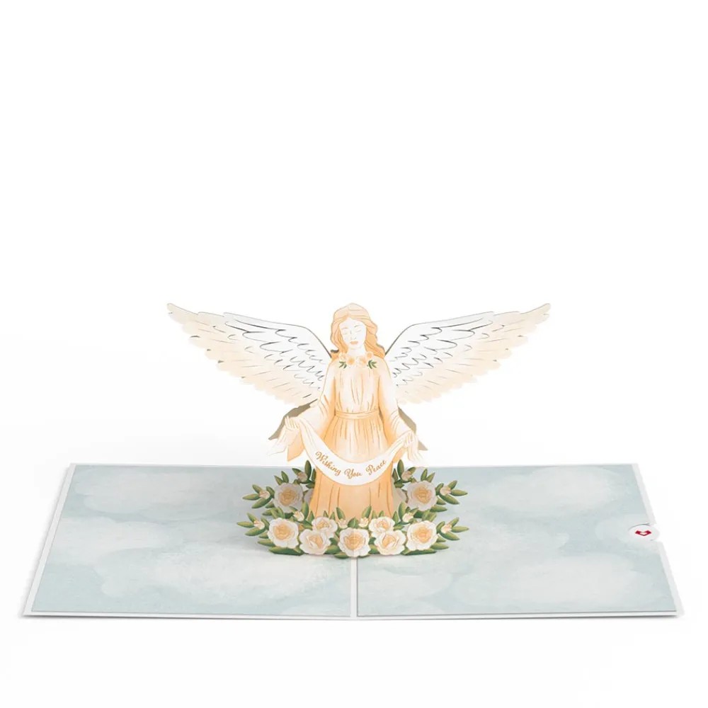 Lovepop Greeting Cards|Religious|Wishing You Peace Sympathy Pop-Up Card