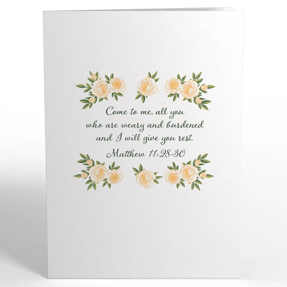 Lovepop Greeting Cards|Religious|Wishing You Peace Sympathy Pop-Up Card
