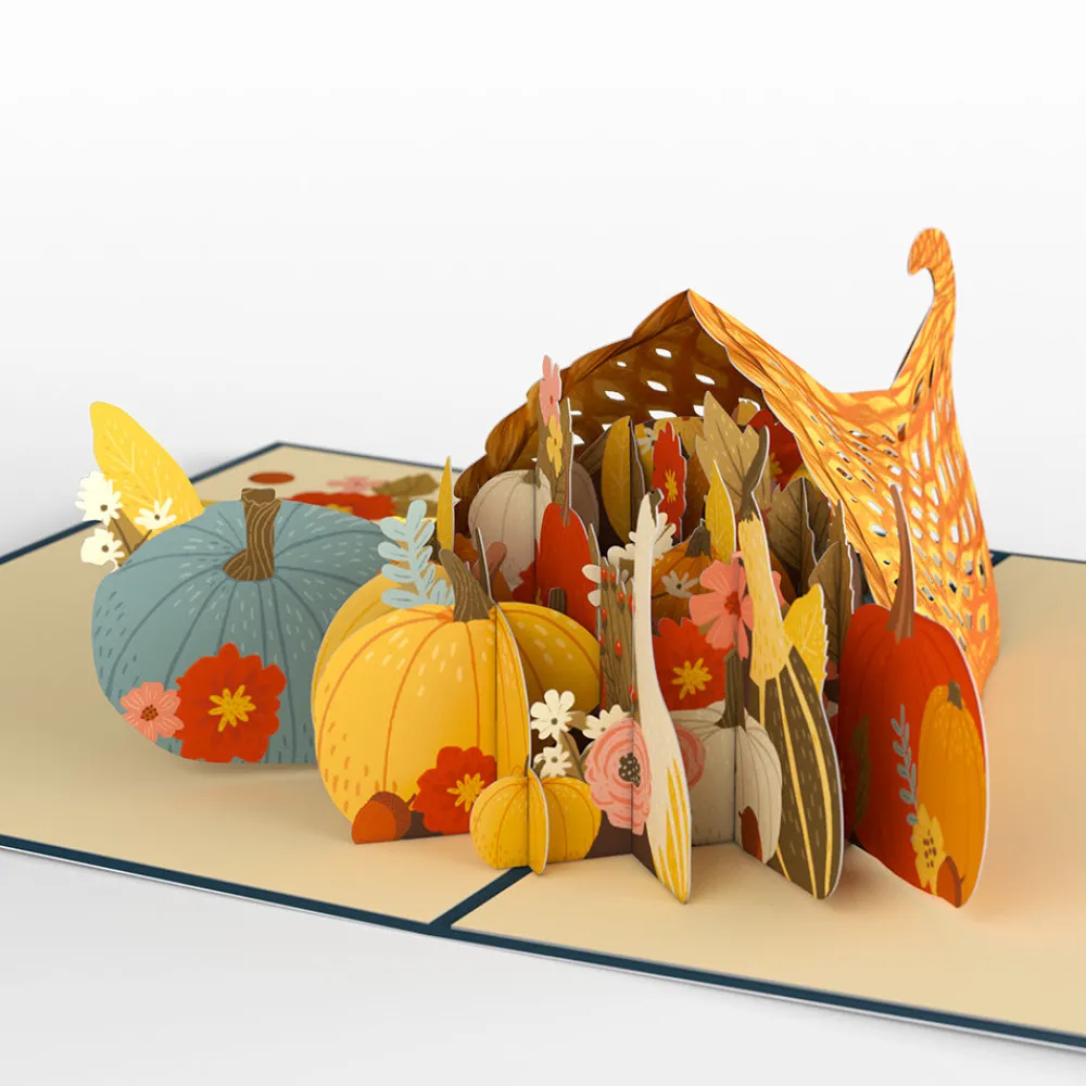 Lovepop Thanksgiving 11/27|Woodland Harvest Thanksgiving Wishes Pop-Up Card