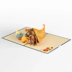 Lovepop Thanksgiving 11/27|Woodland Harvest Thanksgiving Wishes Pop-Up Card