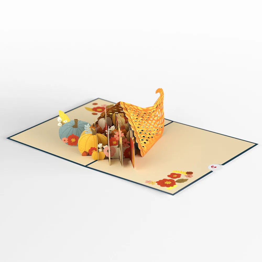 Lovepop Thanksgiving 11/27|Woodland Harvest Thanksgiving Wishes Pop-Up Card