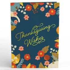 Lovepop Thanksgiving 11/27|Woodland Harvest Thanksgiving Wishes Pop-Up Card