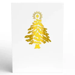 Lovepop Greeting Cards|Christmas 12/25|Woodland White Christmas Pop-Up Card